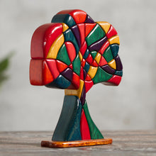 Load image into Gallery viewer, Artisan Crafted Fine Mahogany and Cedar Wood Tree Sculpture - Tree of Life | NOVICA
