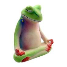 Load image into Gallery viewer, Wood sculpture - Tree Frog Meditates | NOVICA
