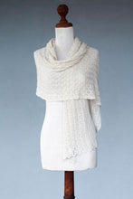 Load image into Gallery viewer, Pure Alpaca Wool Shawl from Peru - Muse | NOVICA
