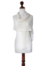 Load image into Gallery viewer, Pure Alpaca Wool Shawl from Peru - Muse | NOVICA
