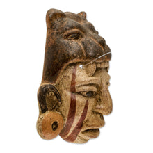 Load image into Gallery viewer, Fair Trade Central American Ceramic Mask - Maya Jaguar Priest | NOVICA
