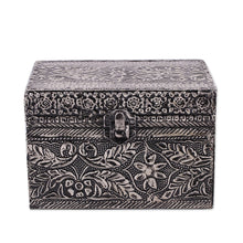 Load image into Gallery viewer, Brass Jewelry Box from India - Persian Paradise | NOVICA
