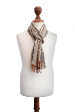 Load image into Gallery viewer, Hand Crafted Men&#39;s Alpaca Wool Patterned Scarf - Nazca Warmth | NOVICA
