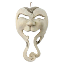 Load image into Gallery viewer, Hand Crafted Modern Wood Mask - Surreal Hunter | NOVICA
