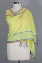 Load image into Gallery viewer, Hand Made Women&#39;s Wrap Cotton Silk Blend Shawl - Maheshwari Sun | NOVICA
