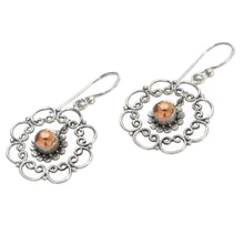 Load image into Gallery viewer, Sterling Silver and 18k Gold Accent Earrings - Delightful Denpasar | NOVICA
