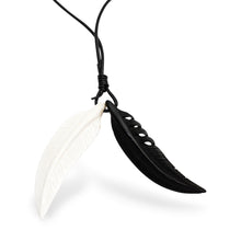 Load image into Gallery viewer, Men's Unique Bone Pendant Necklace - Totem Feathers | NOVICA
