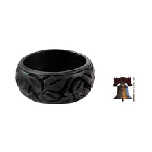 Load image into Gallery viewer, Unique Wood Bangle Bracelet - Fragrant Flowers | NOVICA
