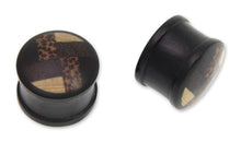 Load image into Gallery viewer, Wood and horn ear plugs - Earth Textures | NOVICA

