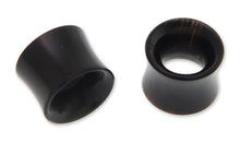 Load image into Gallery viewer, Horn ear plugs - Tubular Black Halo | NOVICA
