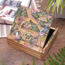 Load image into Gallery viewer, Wood Jewelry Box - Tropical Birds | NOVICA
