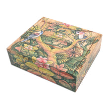 Load image into Gallery viewer, Wood Jewelry Box - Tropical Birds | NOVICA
