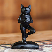 Load image into Gallery viewer, Black Cat Tree Pose Yoga

