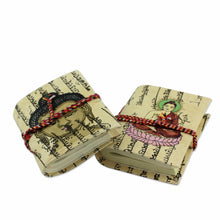 Load image into Gallery viewer, Handmade paper journals (Pair) - Serenity | NOVICA
