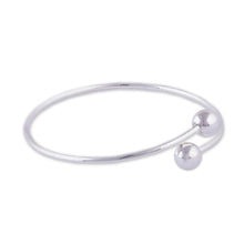 Load image into Gallery viewer, Peruvian Sterling Silver Modern Wrap Bracelet - Irresistible | NOVICA
