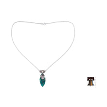 Load image into Gallery viewer, Sterling Silver Necklace with Turquoise Color Gem - Jaipur Legacy | NOVICA
