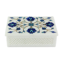Load image into Gallery viewer, Fair Trade Marble Inlay Jewelry Box - Kaleidoscope Dreams | NOVICA
