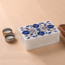 Load image into Gallery viewer, Fair Trade Marble Inlay Jewelry Box - Kaleidoscope Dreams | NOVICA
