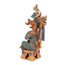 Load image into Gallery viewer, Maya Lord of Rain Ceramic Replica Sculpture - Lord Chaac | NOVICA
