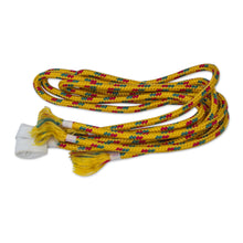 Load image into Gallery viewer, Mexican Hand Woven Yellow Cotton Hammock 400 lb Capacity - Saffron Sun | NOVICA
