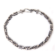 Load image into Gallery viewer, Balinese Hand Crafted Sterling Silver Braided Bracelet - Sinnet | NOVICA
