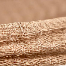 Load image into Gallery viewer, Handwoven Bronze Nylon Maya Double Hammock - Golden Sun | NOVICA
