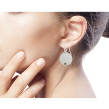 Load image into Gallery viewer, Handmade White Chalcedony and Silver Earrings from India - Glorious White | NOVICA
