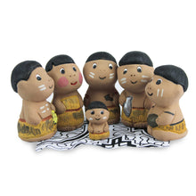 Load image into Gallery viewer, Christmas Amazonian Nativity Scene Figurines (Set of 6) - In the Amazon | NOVICA
