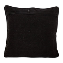 Load image into Gallery viewer, Red Deer Theme Maya Backstrap Black Cotton Cushion Cover - Red Maya Deer | NOVICA
