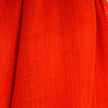 Load image into Gallery viewer, Men's Woven Wool Orange-Red Scarf from India - Kashmiri Fire | NOVICA

