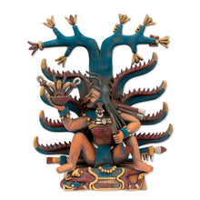 Load image into Gallery viewer, Aztec Fertility Goddess Ceramic Replica Sculpture - Mayahuel Fertility Goddess | NOVICA
