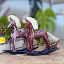 Load image into Gallery viewer, Red and Purple Horses
