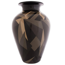 Load image into Gallery viewer, Ceramic Vase Cuzco Painted Folk Art - Sepia Women | NOVICA
