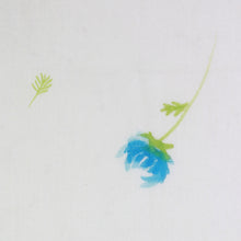 Load image into Gallery viewer, Hand Painted Silk Blend Shawl Primrose Blossom from India - Blue Primrose Blossoms | NOVICA
