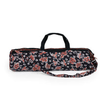 Load image into Gallery viewer, Handcrafted Javanese Cotton Batik Yoga Mat Bag - Stars and Roses | NOVICA
