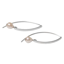 Load image into Gallery viewer, Sterling Silver and Cultured Pearl Drop Earrings - Ever After | NOVICA
