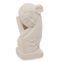 Load image into Gallery viewer, Hand Crafted Sandstone Sculpture of a Woman from Indonesia - Gorgeous Woman | NOVICA
