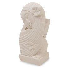 Load image into Gallery viewer, Hand Crafted Sandstone Sculpture of a Woman from Indonesia - Gorgeous Woman | NOVICA
