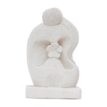 Load image into Gallery viewer, Hand Crafted Romantic Sandstone Sculpture from Indonesia - Melted Hug | NOVICA
