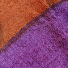 Load image into Gallery viewer, 100% Indian Tussar Silk Shawl with Lavender Ginger Geometry - Magical Beehives | NOVICA

