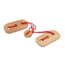 Load image into Gallery viewer, Fair Trade Handmade Teak Wood Pub Style Puzzle - Red Omed-Omedan | NOVICA
