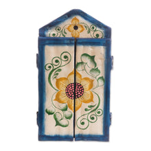 Load image into Gallery viewer, Handcrafted Wood Retablo with Hearts from Peru - Heart Shop | NOVICA
