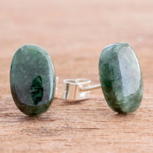 Load image into Gallery viewer, Oval Simplicity in Dark Green
