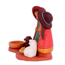 Load image into Gallery viewer, Hand-Painted Ceramic Andean Nativity Scene from Peru - Resplendent Nativity | NOVICA
