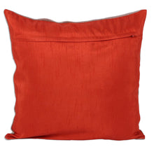 Load image into Gallery viewer, Two Jute Cushion Covers with Floral Horse Motif from India - Twin Horses | NOVICA
