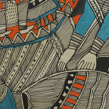 Load image into Gallery viewer, Ramayana Theme Signed India Madhubani Folk Art Painting - The Resting Place | NOVICA
