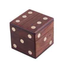 Load image into Gallery viewer, Wood Dice Set with Matching Box from India - Game of Chance | NOVICA
