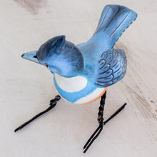Load image into Gallery viewer, Hand Sculpted, Hand Painted Ceramic Kingfisher Figurine - Kingfisher | NOVICA
