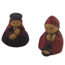 Load image into Gallery viewer, Andes Handcrafted 7 Piece Diminutive Ceramic Nativity Scene - Christmas Meditation | NOVICA
