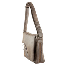 Load image into Gallery viewer, Faux Leather Messenger Bag in Espresso from Costa Rica - Espresso Elegance | NOVICA
